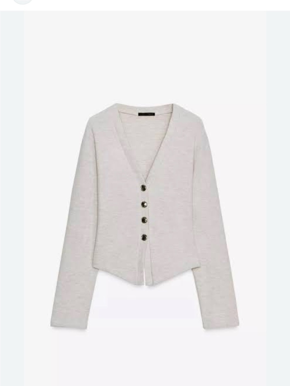 Zara Soft Button Cardigan